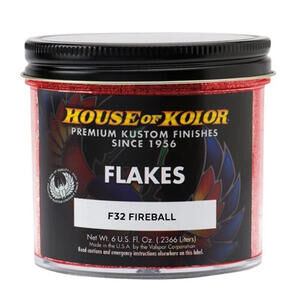 House Of Kolor F32 Fireball Dry Flakes 6OZ